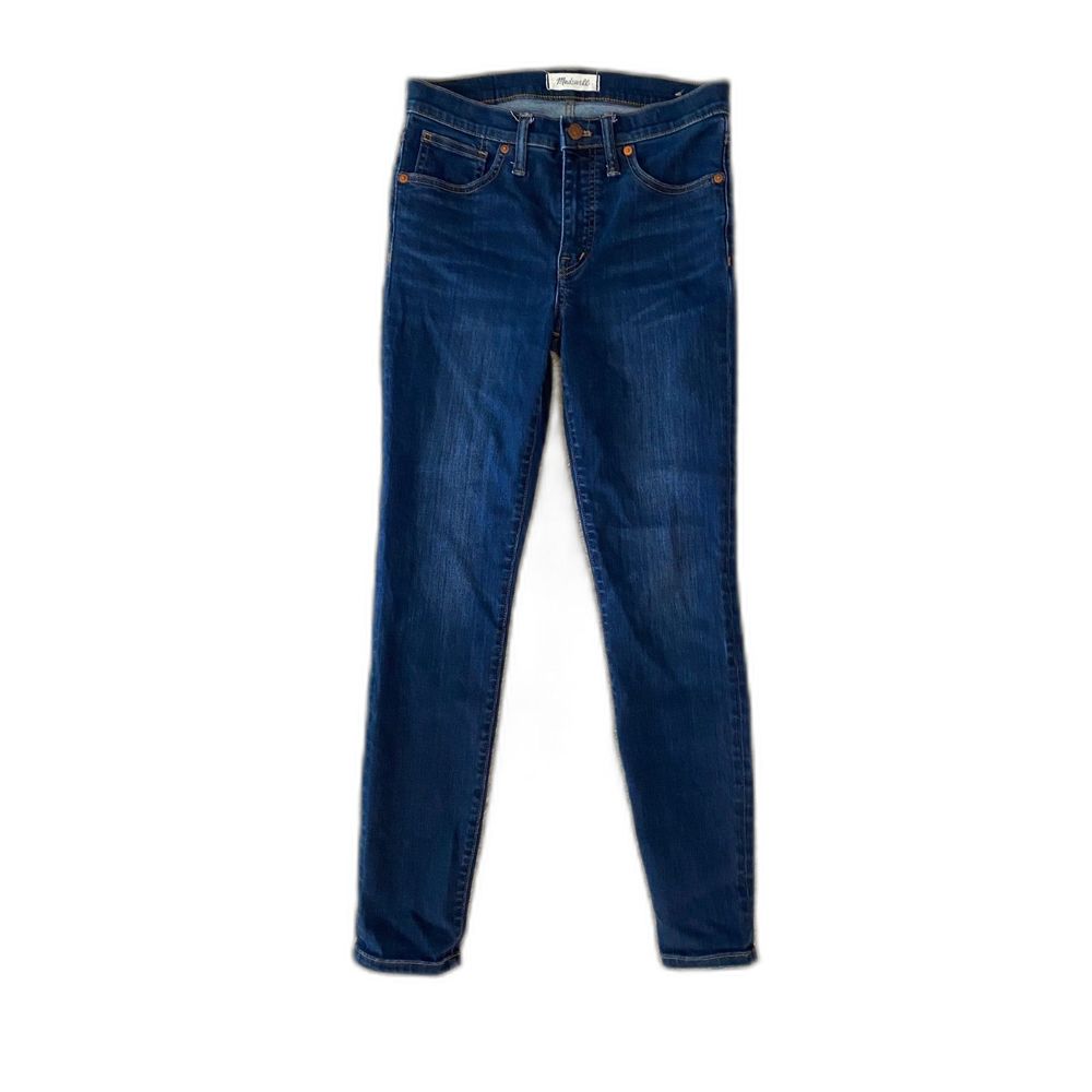 Madewell Dark Wash Mid Rise Skinny Jeans